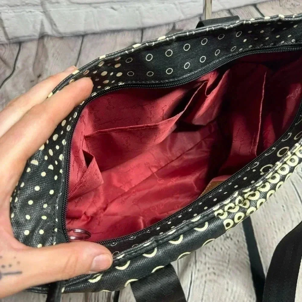 Donna Sharp Black/Cream Shoulder Bag
